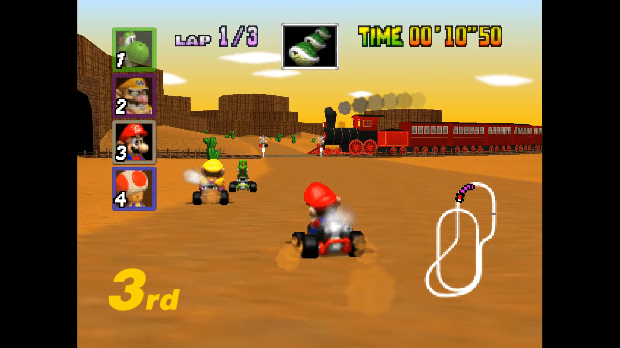 N64 Mario Kart 64 game